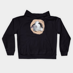 Grey HL Rabbit _ Bunniesmee Kids Hoodie